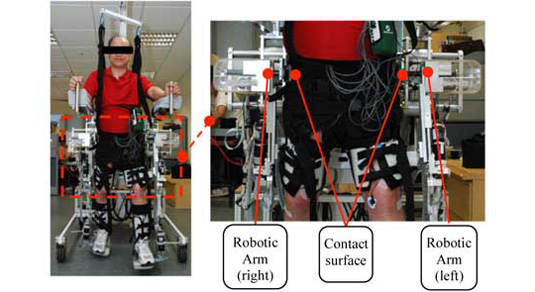 Design and validation of an over-ground gait rehabilitation system, NaTUre-gaits, that predicts individual-specific gait patterns for a more natural walking rhythm. Preliminary tests show that NaTUre-gaits provides reduction in manpower, successful task-specific repetitive training and natural walking gait patterns.