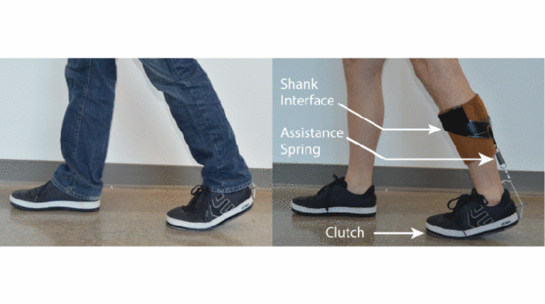Design of a Low Profile, Unpowered Ankle Exoskeleton