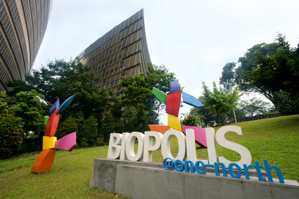 The Biopolous campus in Singapore. (Photo courtesy of A*STAR.)