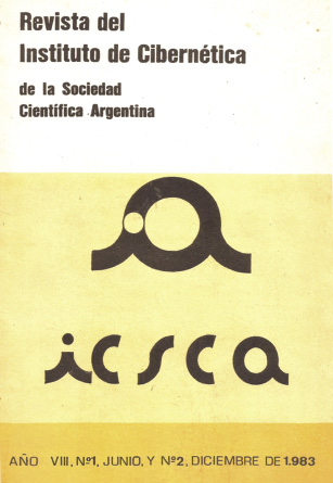 FIGURE 9: The cover page of an issue of the Revista del Instituto de Cibernética de la Sociedad Científica Argentina. It accepted articles in Spanish, Portuguese, French, English, Italian, German, and Esperanto, a unique characteristic obviously introduced by Máximo II, showing his open attitude in an attempt to reach as large an audience as possible, irrespective of the language barriers.