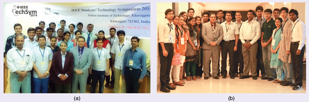 (a) IEEE Techsym 2014, IIT Kharagpur, India, and (b) IEEE TecSym Satellite Conference, VIT Vellore, India. These conferences were organized by the students for the students with support from the respective IEEE EMBS Student Chapter/Club and the IEEE Student Branches.