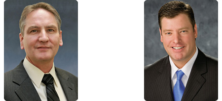Left: Keith Salzman, chief medical information officer for IBM’s U.S. Federal Healthcare Practice, which addresses the technology needs of American public-sector health institutions. (Photo courtesy of IBM.) Right: John Britton, vice president of information services at Fisher-Titus Medical Center, which in 2014 was named one of the nation’s “most wired” hospitals for the third consecutive year by Hospitals & Health Networks magazine. (Photo courtesy of Fisher-Titus Medical Center.)