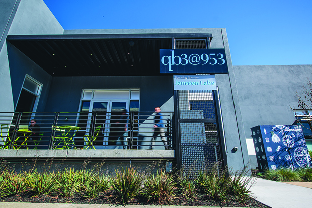 Figure 1: QB3@953, an off-campus incubator launched by the University of California, is a 24,000-ft² incubator that opened in 2013. (Photo courtesy of Eugene Borodin.)