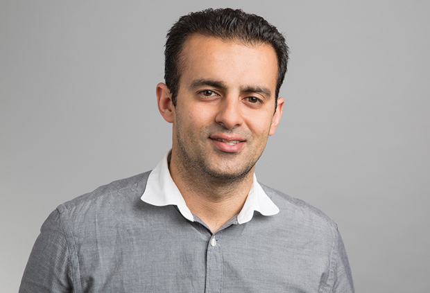 FIGURE 2: Roozbeh Ghaffari, MC10’s vice-president of technology and a cofounder of the company.