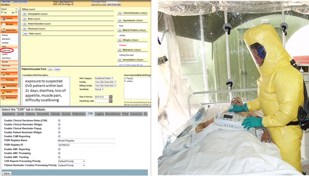 Configuring Clinical Decision Support and Rules to Display Ebola Alert in OpenEMR (Photo courtesy of TCR, Inc.)