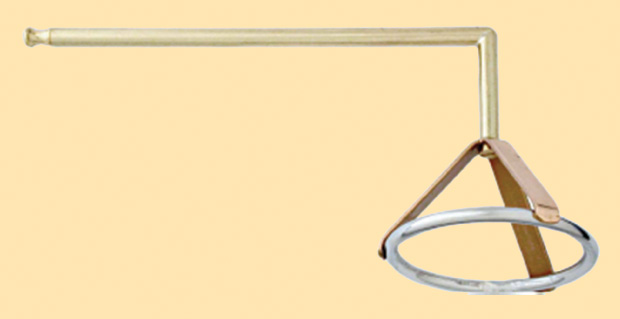 Figure 9: A ring-shaped cautery used in the treatment of the lower area of lumbar vertebrae in children [23]. (Photo courtesy of Fuat Sezgin.)
