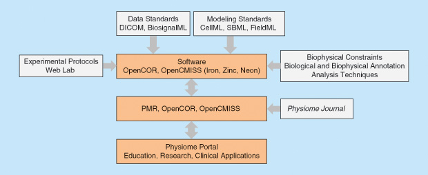 Figure 4: The overall framework for the VPH/Physiome Project.