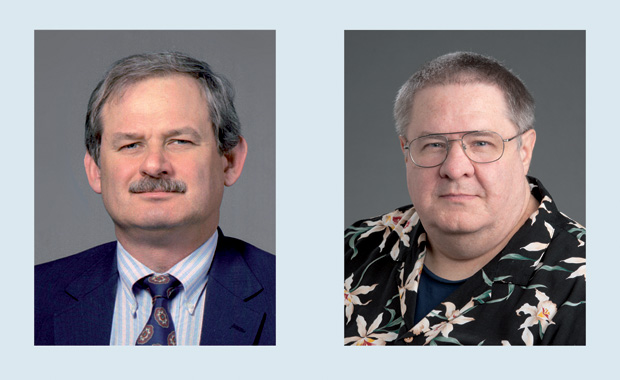 Figure 4: Sam Deadwyler (left) and Robert Hampson (right), researchers at Wake Forest Baptist Medical Center in Winston-Salem, North Carolina, are applying more than 20 years of memory research in rodents to build a device to aid human memory.