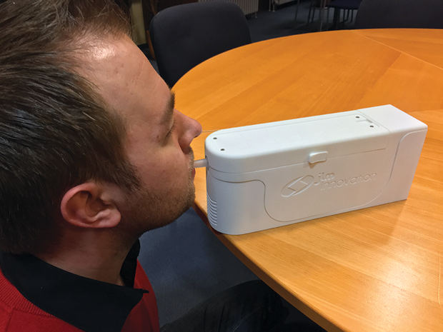 Figure 3: A recent iteration of the Na-Nose sensor. (Photo courtesy of JLM Innovations.)