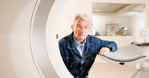 Figure 1: Johannes Czernin, M.D., considers theranostics “the most striking example of precision medicine.” Czernin is chief of UCLA’s Ahmanson Translational Imaging Division, which includes the Nuclear Medicine Clinic, and editor-in-chief of The Journal of Nuclear Medicine. (Photo courtesy of UCLA.)