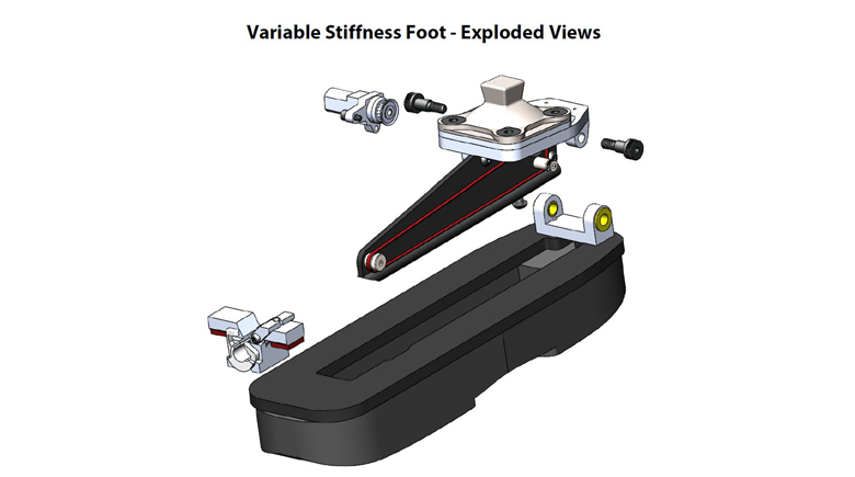 Design and Validation of a Semi-Active Variable Stiffness Foot Prosthesis