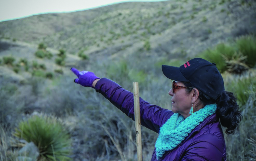 Figure 2. Tina Cordova of the Tularosa Basin Downwinders Consortium. (Photo courtesy of Joshua Wheeler, Alamogordo, NM.)